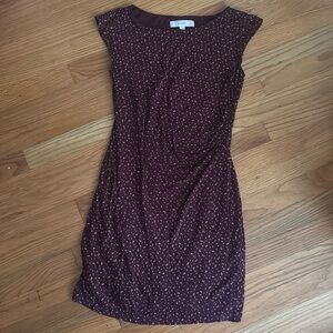 Loft burgundy, mini dress pre-loved